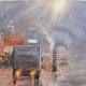 Time Square | £1450 | 120 x 60cm | Oil on canvas Time Square