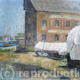 Faversham Creek | £180 | 60 x 60cm | Oil on Canvas Faversham Creek
