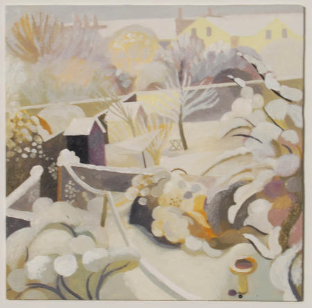 Snowy Garden - SOLD