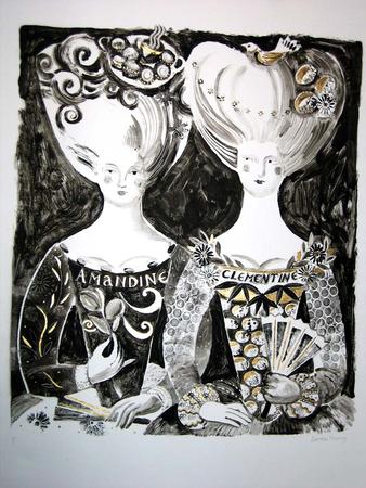 Amandine and Clemantine - SOLD