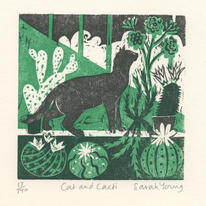 Cat and Cactus