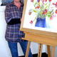 At my Solo Exhibition…