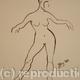 Dancer III | £100 | 40 x 50cm | Pen and Ink Dancer III