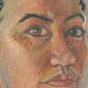 Self, oil pastel