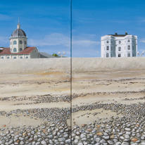 Worthing Beach diptych