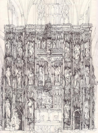 Winchester Cathedral, The Screen
