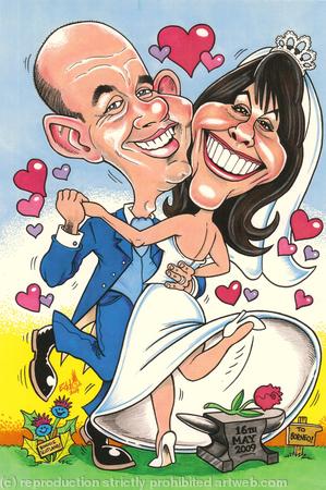 Wedding Caricature