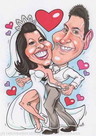 L  Cs wedding invitation