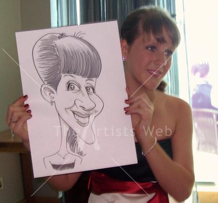 Wedding Reception Live Caricature