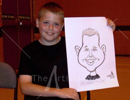 Go Greener Event Live Caricature