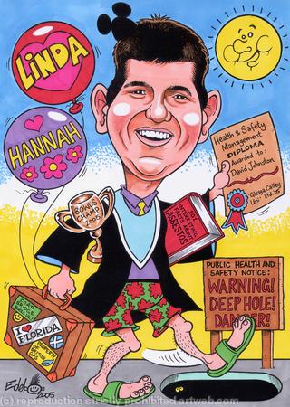Graduation Gift Caricature