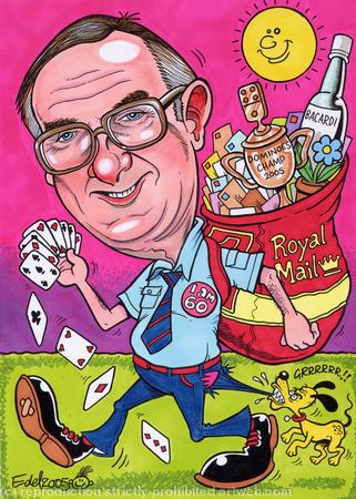 60TH Birthday Gift Caricature