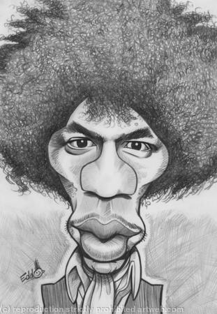 Edd's Heads: Jimi Hendrix