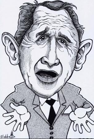 Edd's Heads: George Bush
