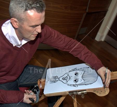 Finishing Another Caricature...