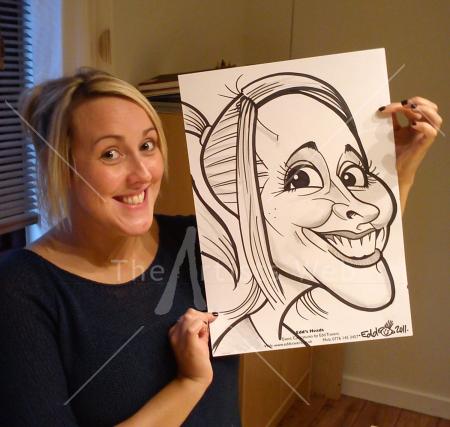 Live Caricature of Amanda