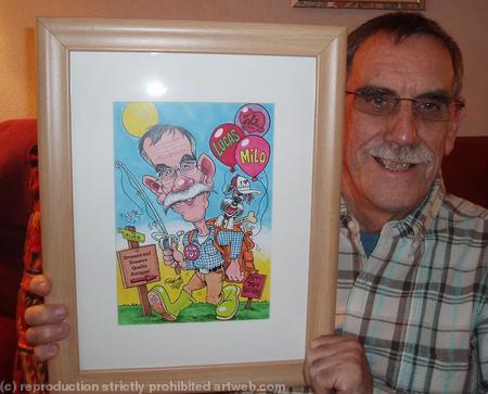 Birthday Gift Caricature
