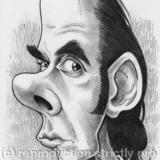Edd's Heads: Nick Cave - Pencil Drawing
