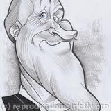 Edd's Heads: Bruce Forsyth - Pencil on paper