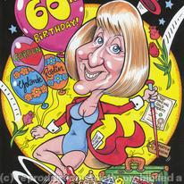 Tap Dancer : 60th Birthday Gift Caricature