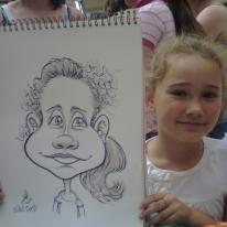 Shopping Centre Live Caricature 4
