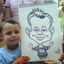 Shopping Centre Live Caricature 5