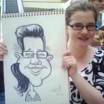 Shopping Centre Live Caricature 6