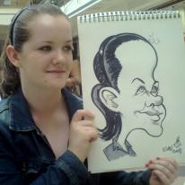 Shopping Centre Live Caricature 7