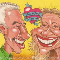 Tony and Jane : Gift Caricature