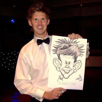 Graduation Ball Live Caricature