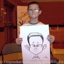 Go Greener Event Live Caricature