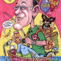 Johns 50TH Birthday Gift Caricature