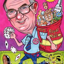 60TH Birthday Gift Caricature