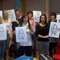 Team Building Day Live Caricatures