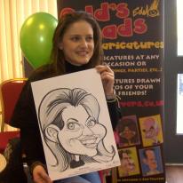 Go Greener Event Live Caricature