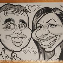 Live Style Valentines Day Gift Caricature