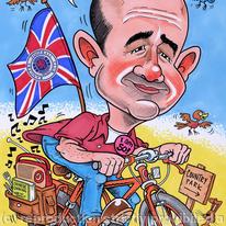 J.C.s 50th Birthday Gift Caricature