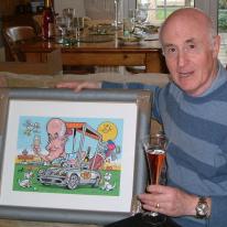 70th Birthday Gift Caricature