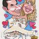 Newly weds gift caricature