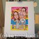 Wedding caricature with…