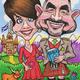 Prayer Card Caricature