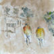 I'll follow you | (sold) | 37 x 47cm | Print and watercolour I'll follow you