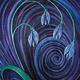 Out of the Blue | (sold) | | Acrylics on canvas Out of the Blue