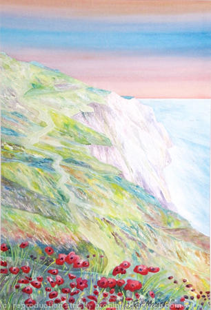Clifftop Poppies
