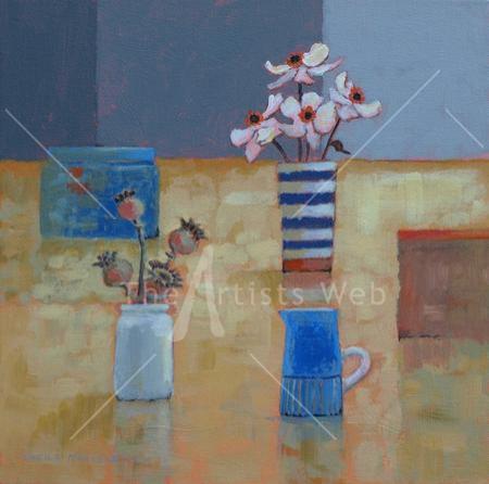 Cosmos and poppy heads