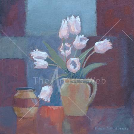 White tulips