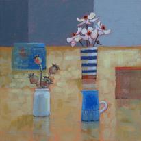 Cosmos and poppy heads