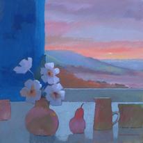 Still life at sunset