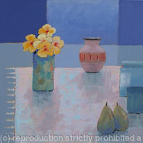 Yellow pansies