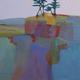 Sentinel pines | | | Acrylic on canvas Sentinel pines